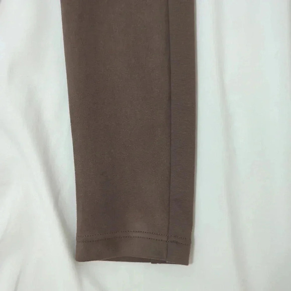 WHBM Faux Suede Runway Leggings, Color Tannin Size 00 - Picture 7 of 13